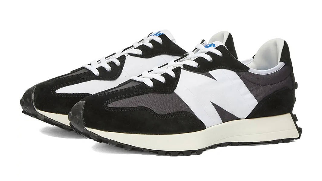 New Balance 327 White Black Phantom MS327LB1 Side