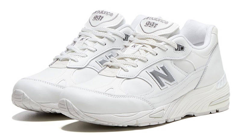 New Balance 991 Triple White front