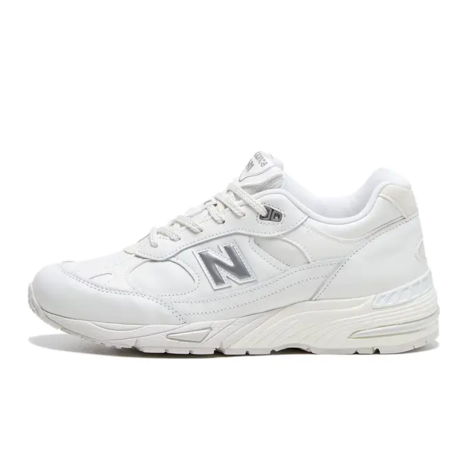 New balance sale 991 white silver