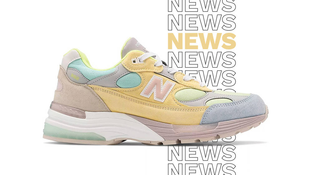 New Balance 992 Easter Blue Yellow Green