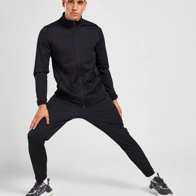 Nike Academy Essential Tracksuit Black Full
