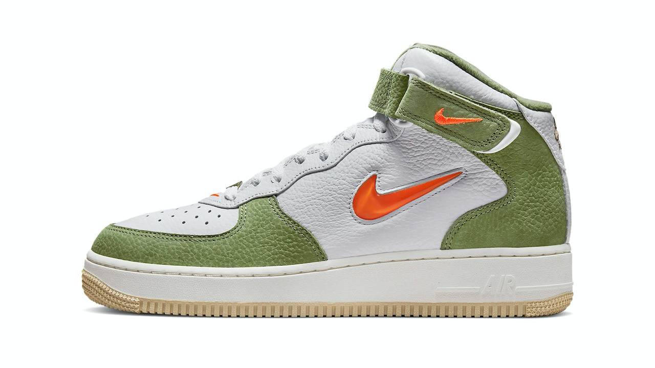 nike af1 mid olive orange 2