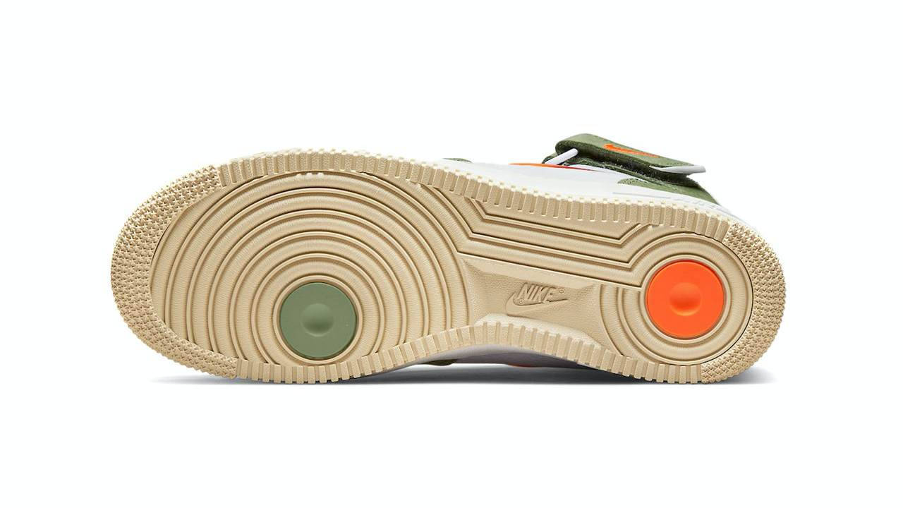 nike af1 mid olive orange 3