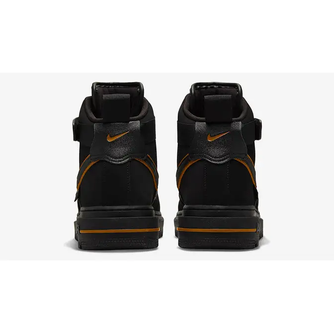 Nike Air Force 1 Boot Cordura Black Gold | Where To Buy | DO6702-001 ...