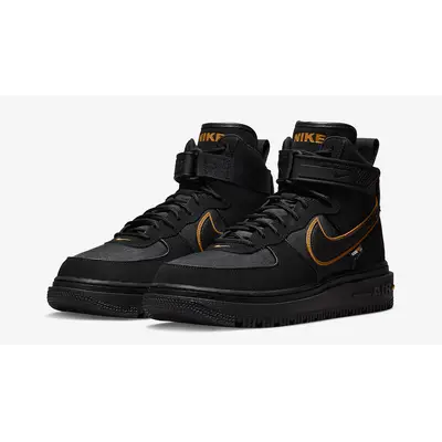 Nike Air Force 1 Boot Cordura Black Gold | Where To Buy | DO6702-001 ...