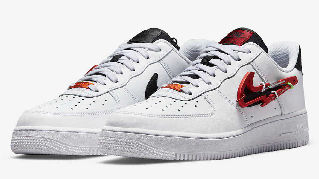 Nike Air Force 1 Low Carabiner Swoosh White