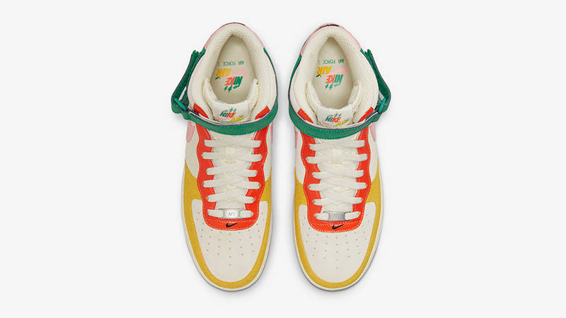 Nike Air Force 1 Mid Coconut Milk Multi DR0158-100 Top