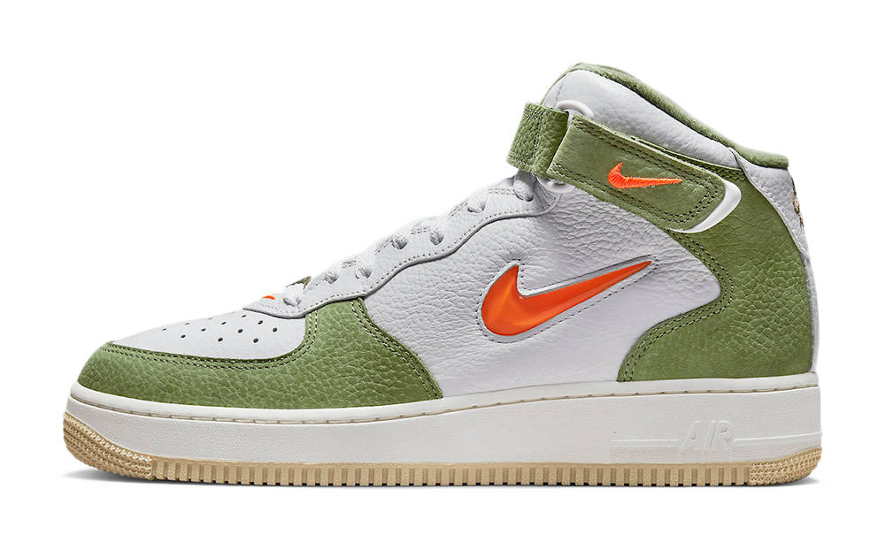 Nike Air Force Mid Olive Orange Where To Buy DQ3505-100