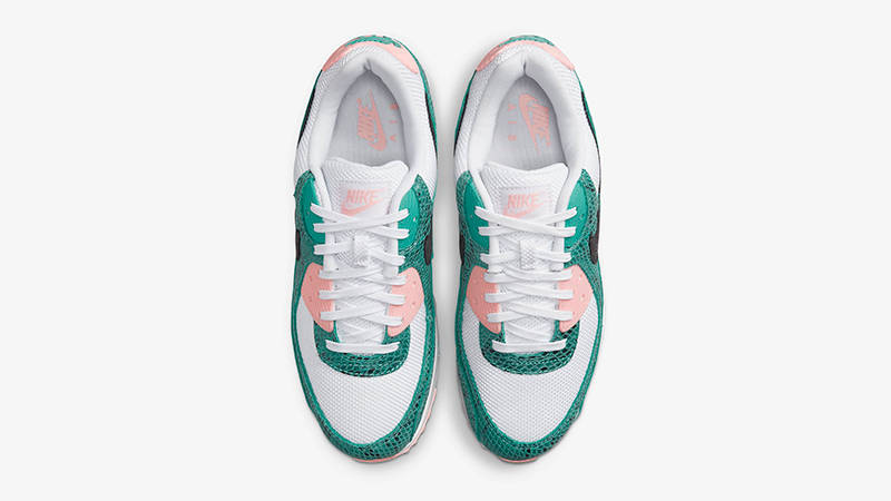 Nike Air Max 90 Green Snakeskin DR8575-300 Top