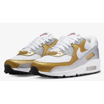 Nike Air Max 90 Metallic Gold | Where To Buy | DJ6208-100 | The Sole ...