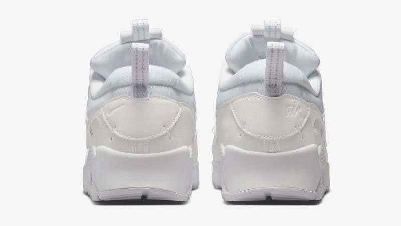 Nike Air Max 90 Scrap Triple White Back