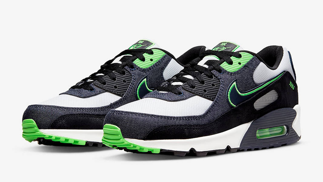 Nike Air Max 90 Scream Green Black DN4155-001 Side