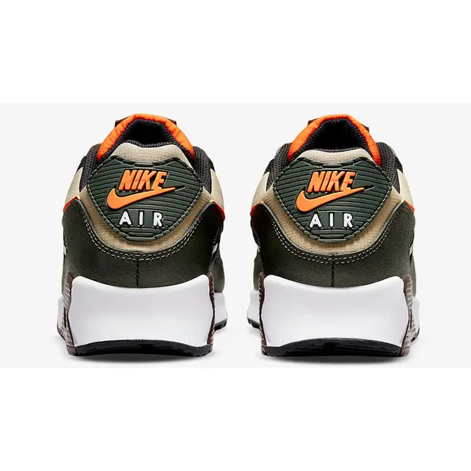 Air max outlet 90 essential olive/black/orange