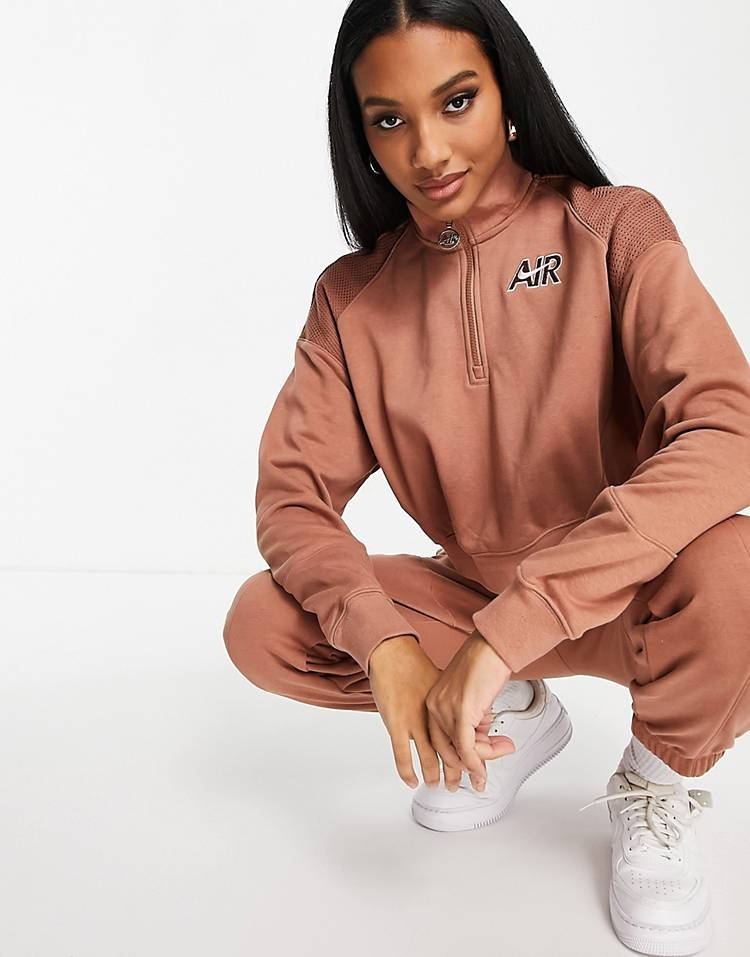 Nike Air Quarter Zip Fleece Sweatshirt