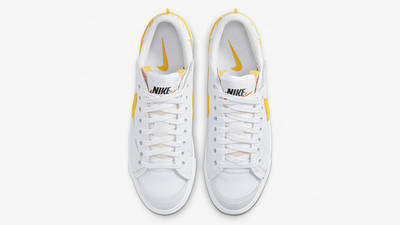 Nike Blazer Low Jumbo White Yellow DV3506-100 middle
