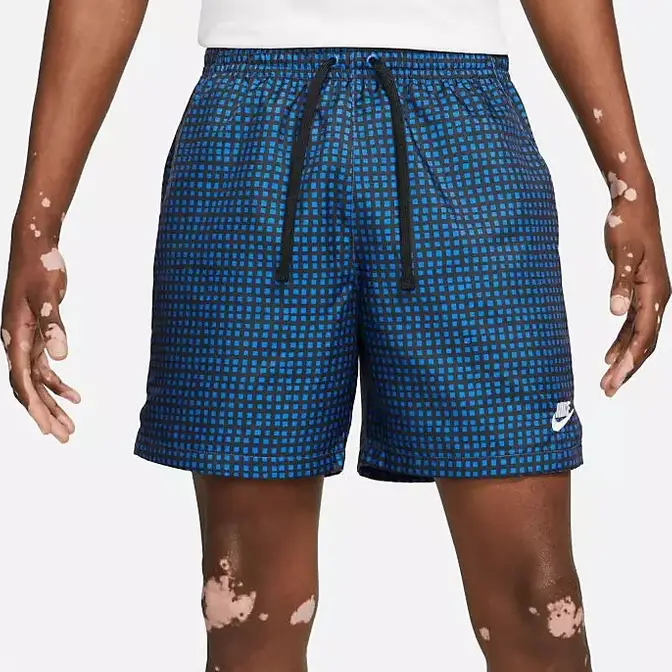 Nike woven shorts blue best sale