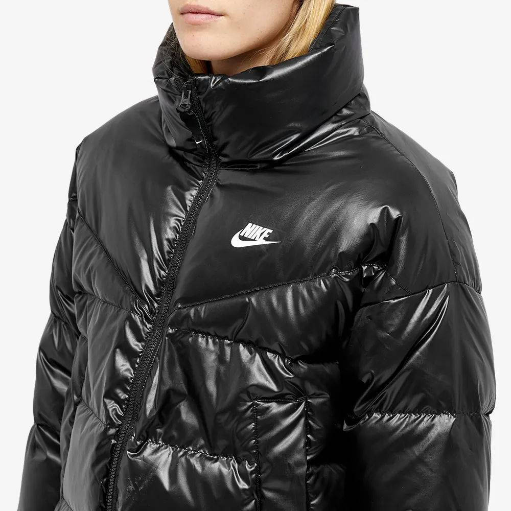Nike City Jacket Black Logo Closeup
