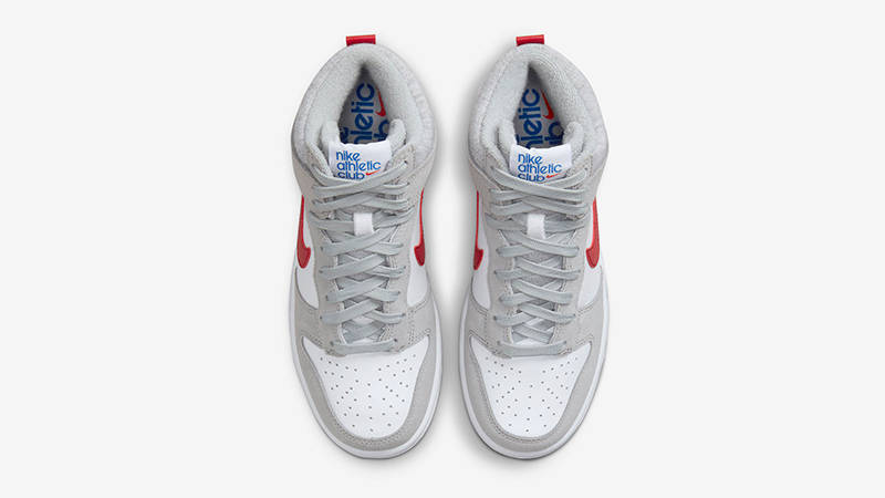 Nike Dunk High Athletic Club Grey Red