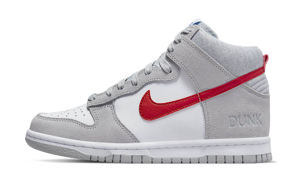grey red dunks