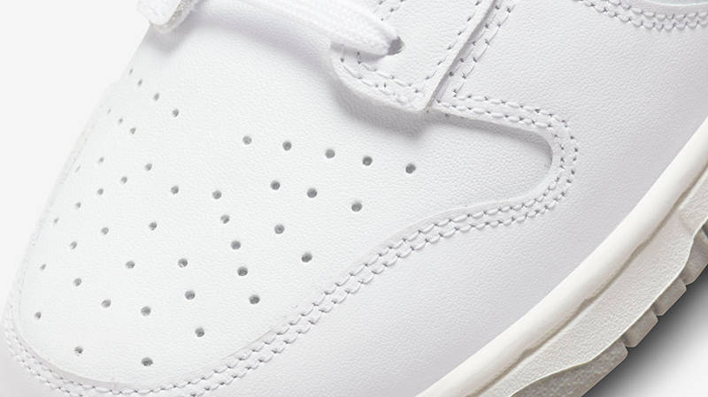 Nike Dunk High Neutral Grey Front Closeup
