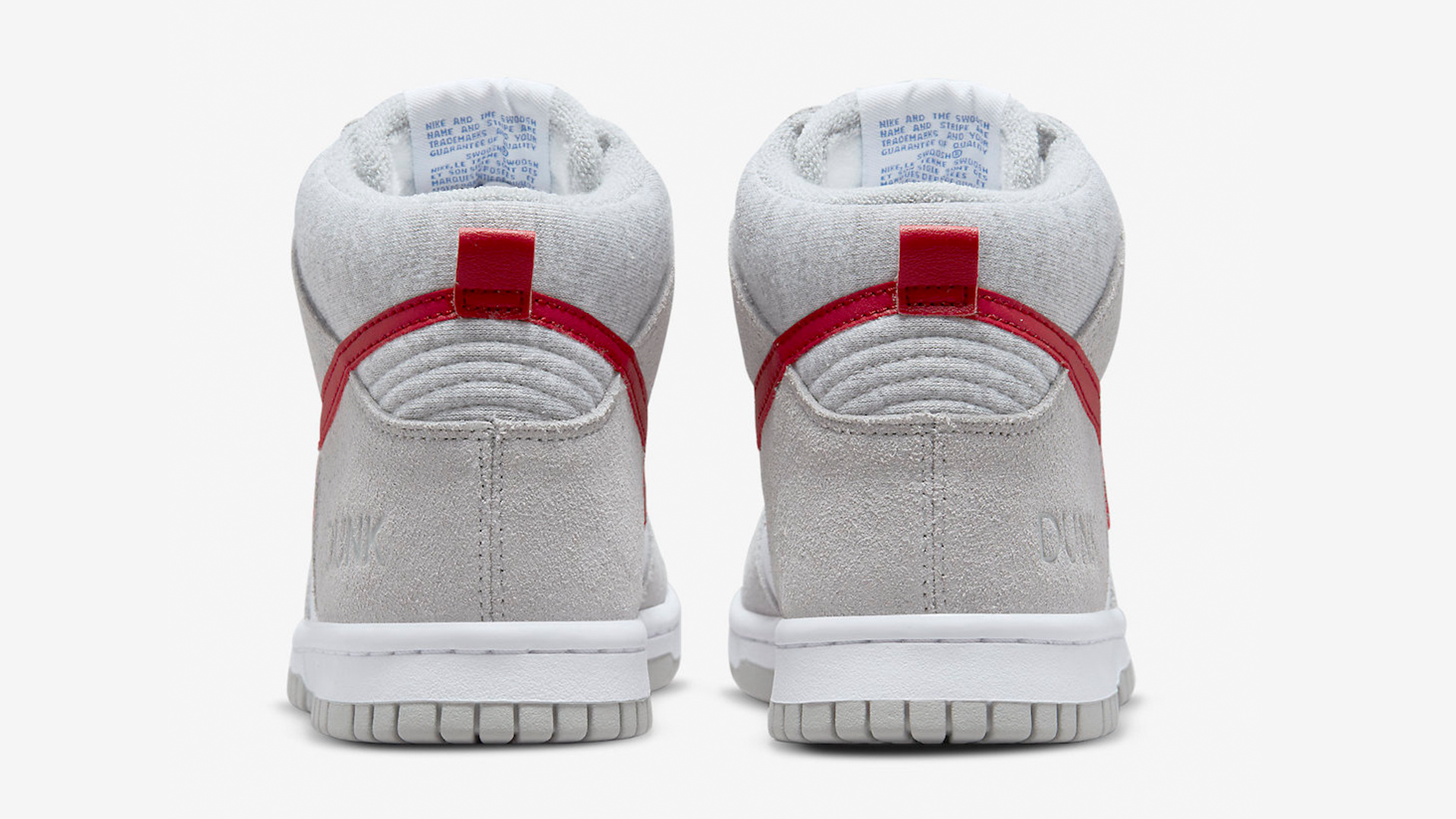 Nike Dunk High Athletic Club Grey Red