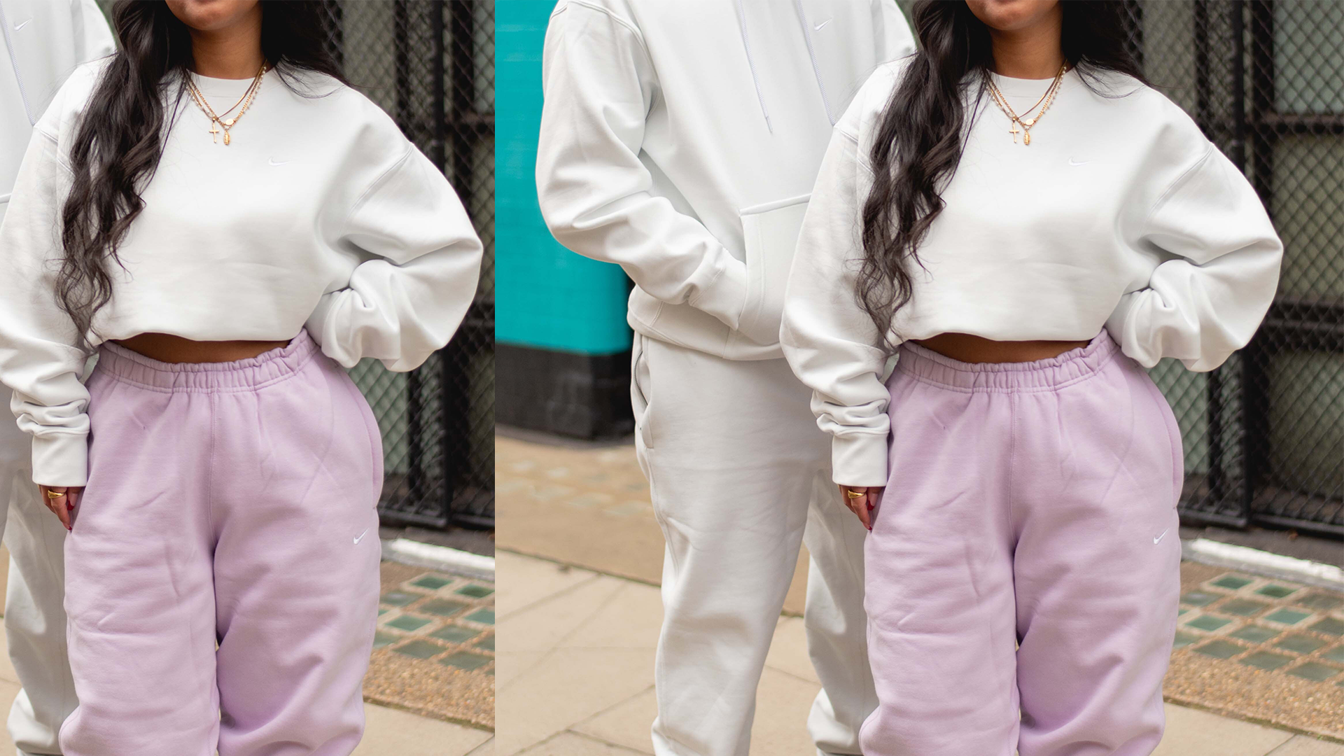 NikeLab Fleece Crew Sweatshirt – Light Bone