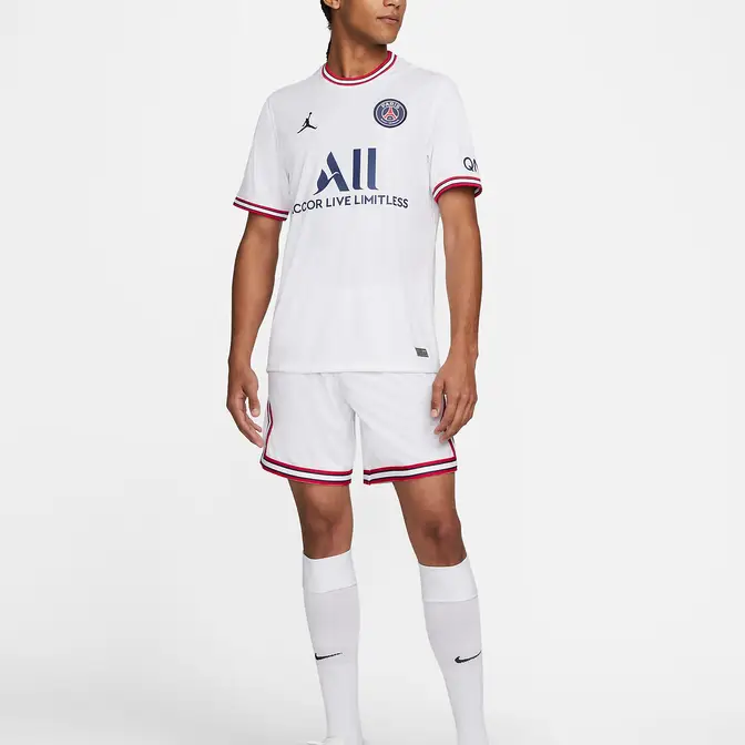 Paris Saint-Germain x Jordan Fourth Stadium Shirt 2022-23