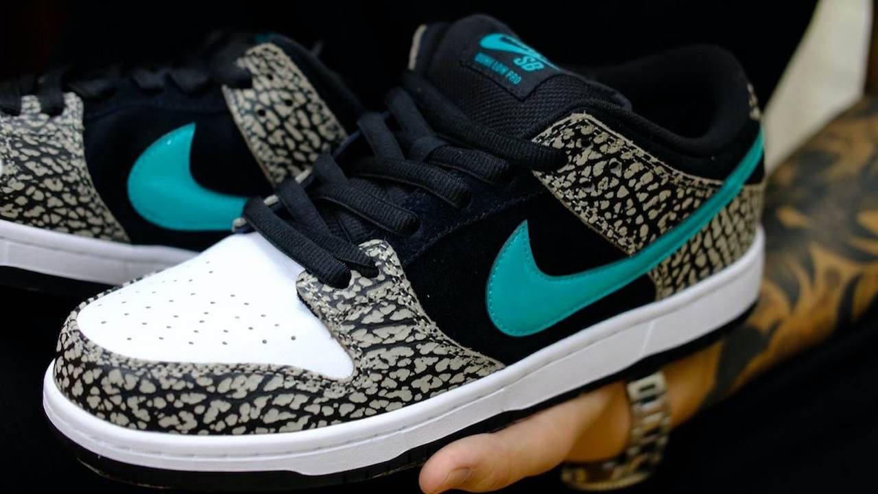 nike sb dunk low atmos elephant
