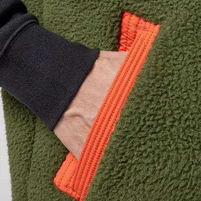 Nike Sherpa Vest Green Detail 2