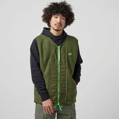 Nike Sherpa Vest Green