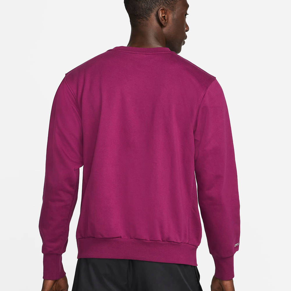Nike Standard Issue Basketball Crew Sweatshirt - Sangria | The 