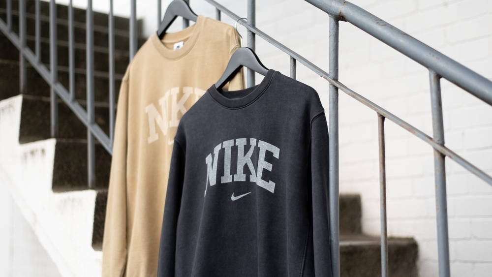 Image via The Sole Supplier Embrace the Collegiate Trend With These Nike Sportswear Arch Fleece Sweats