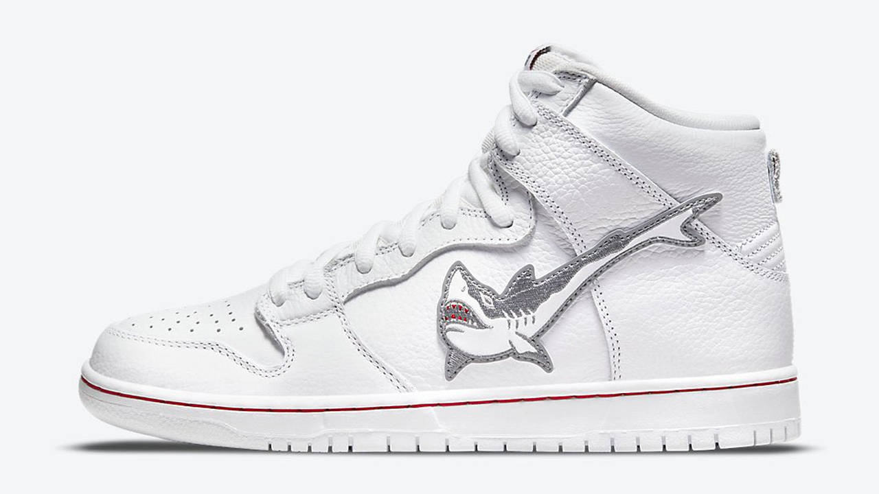 Oski x Nike SB Dunk High "Great White Shark"