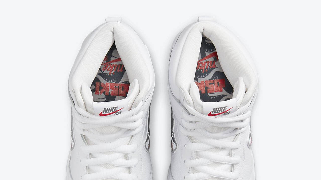 Oski x Nike SB Dunk High "Great White Shark"