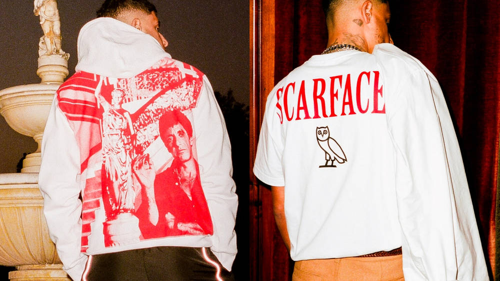 Image via OVO Drake's OVO x Scarface Collide for a Distinctive Capsule Collection