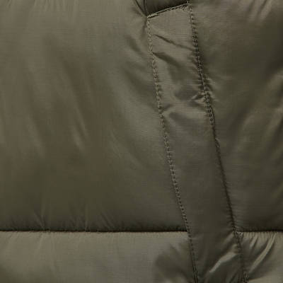 Parra Sitting Pear Puffer Vest Olive Detail 2