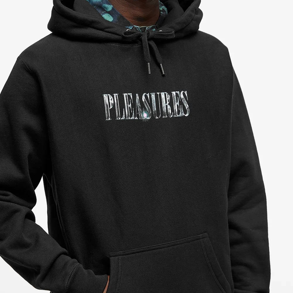 PLEASURES Icy Playboy Hoodie - Black 