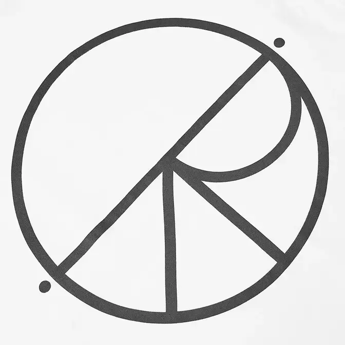Polar Skate Co Stroke Logo T-Shirt White Detail
