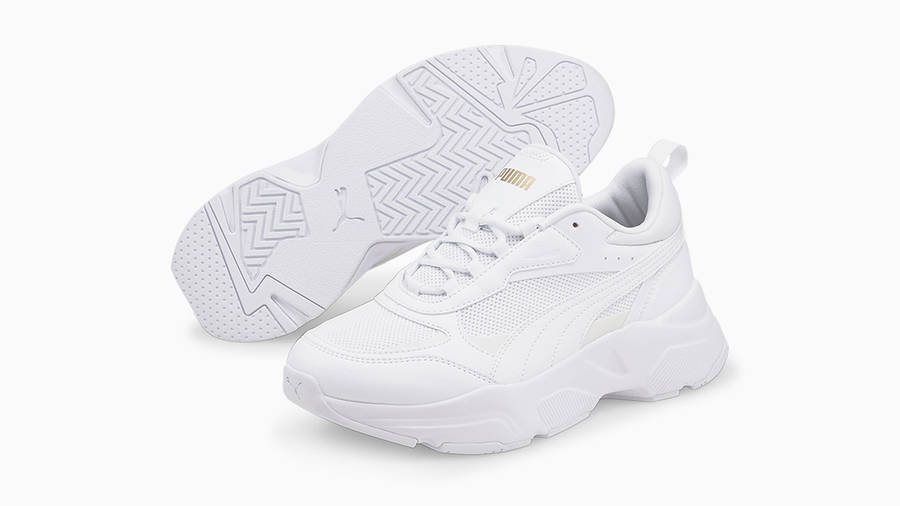 puma cassia white