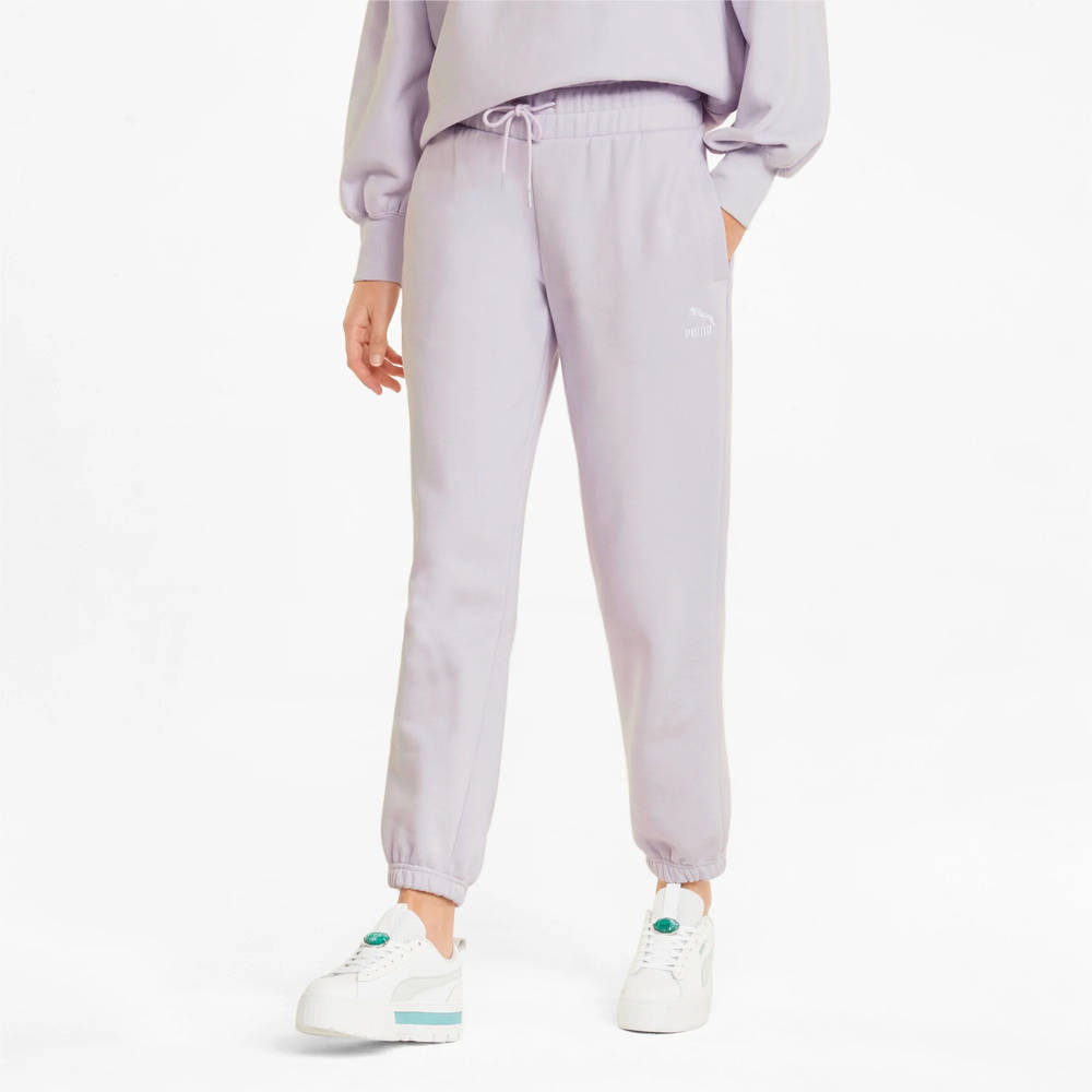 PUMA Classics Relaxed Pants - Lavender Fog | The Sole Supplier