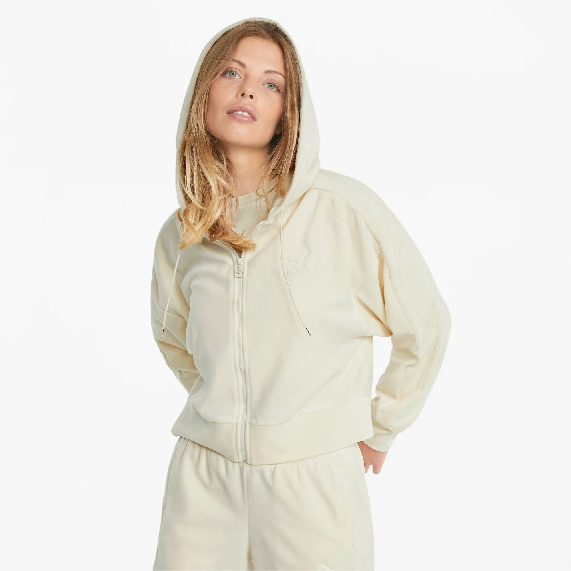 Puma Iconic T7 Velour Full-Zip Hoodie