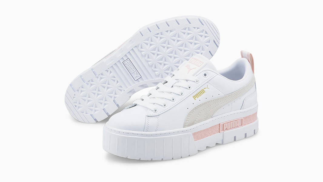 PUMA Mayze White Pink Marshmallow