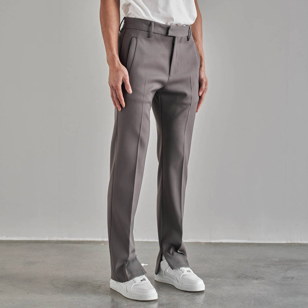 Represent Tailored Pant - Dark Taupe | The Sole Supplier