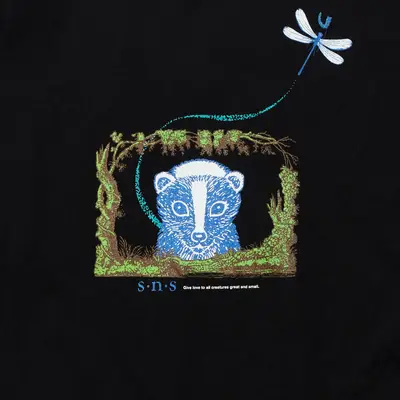 tulip-print cotton shirt SNS-3929-0100 Detail