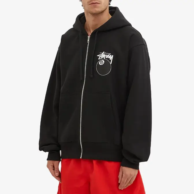 Stussy 8 Ball Zip Hoodie | Where To Buy | 1974760-blac | The Sole Supplier