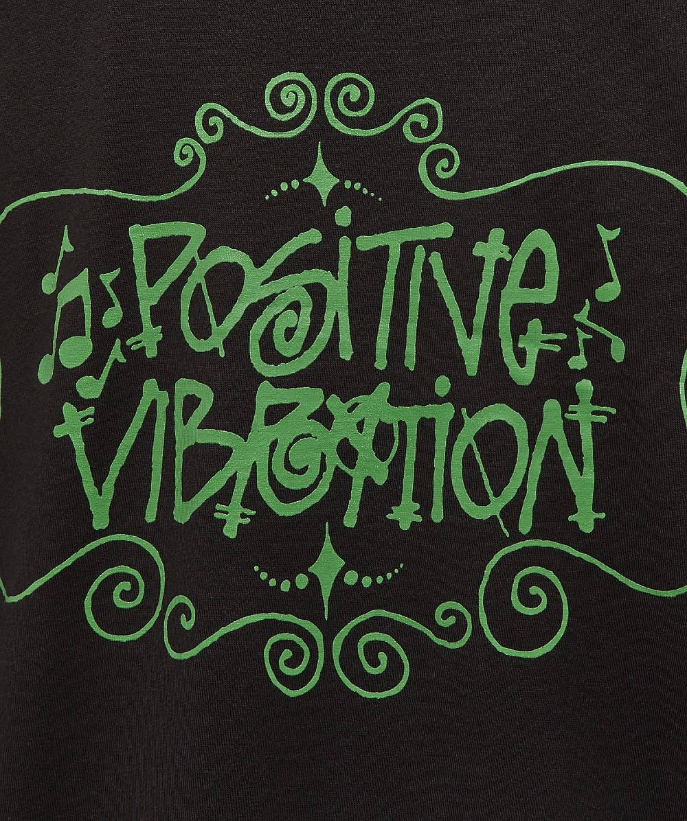 Stussy Positive Vibration T-Shirt Black Detail 2