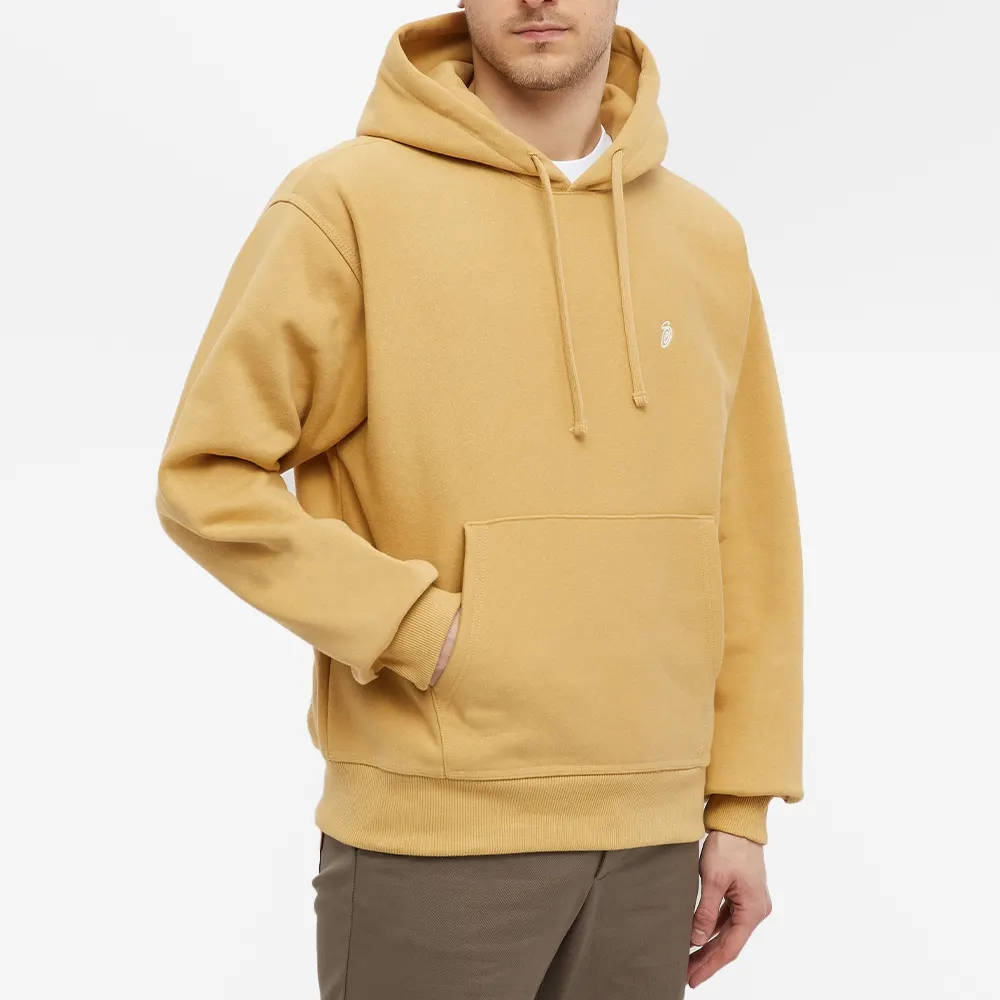 Stussy Swirl Applique Hoodie - Tan | The Sole Supplier