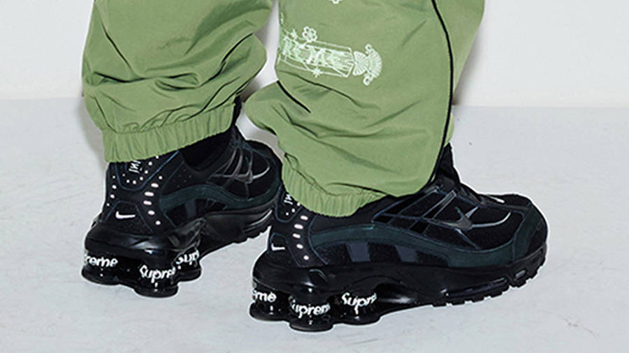 Supreme x Nike Shox Ride 2 Black | Where To Buy | undefined | The Sole  Supplier