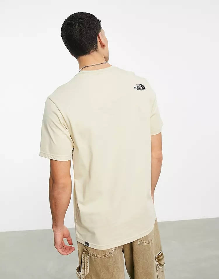 The North Face Dome At Center T-Shirt Beige Back