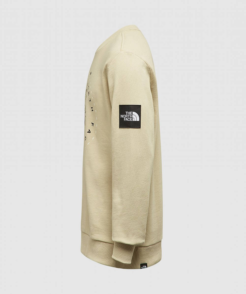 The North Face Galahm Graphic Sweatshirt Gravel Side